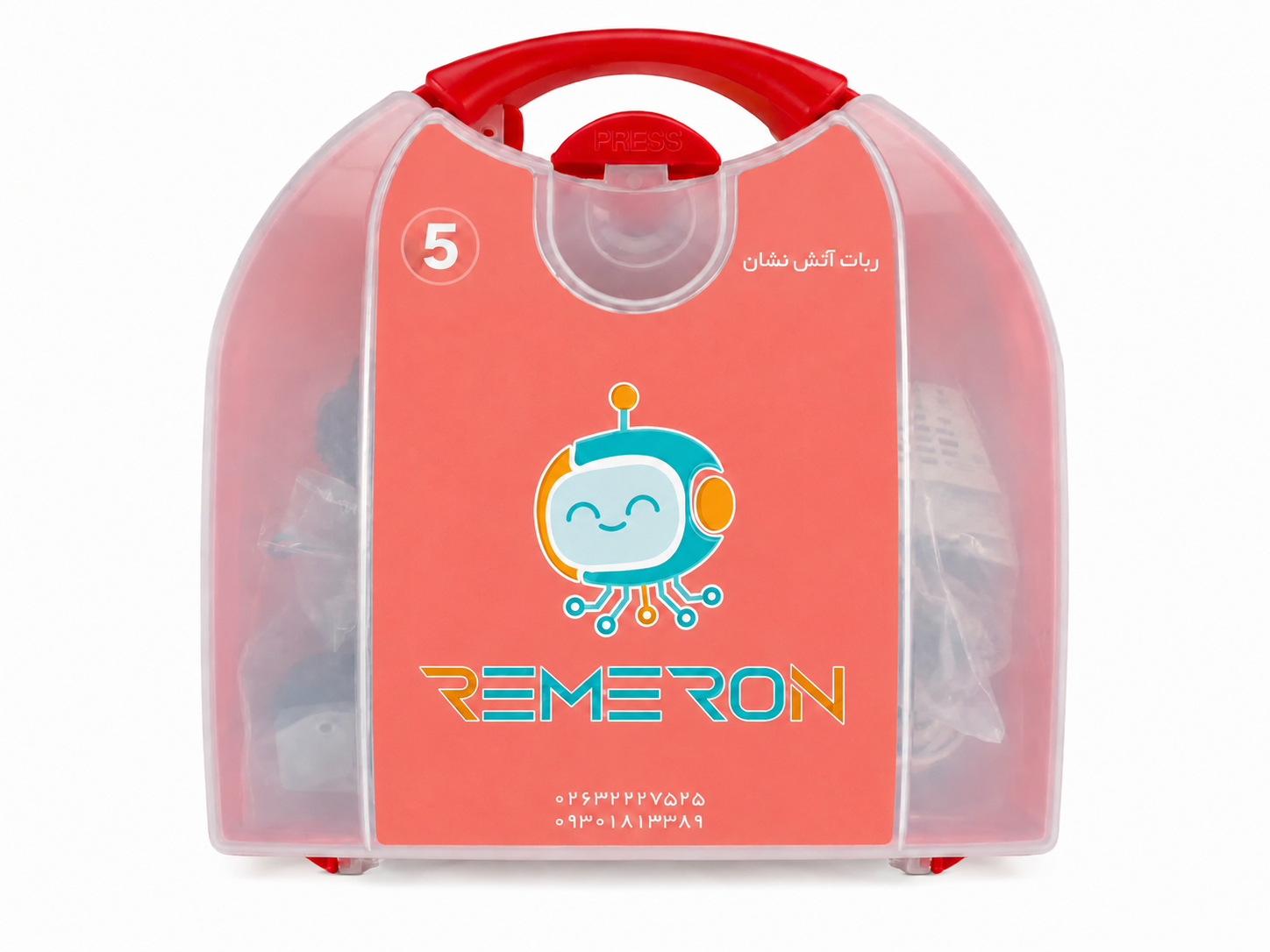 پک رباتیک آتش‌نشان (کد ۵) - بسته کامل ساخت ربات